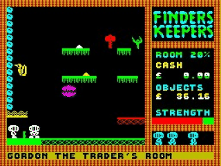 Finders Keepers screenshot 3 for ZX Spectrum